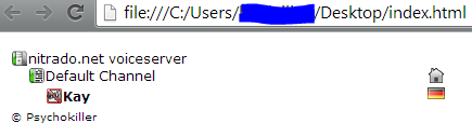 Quellcode TeamSpeak 3 Viewer