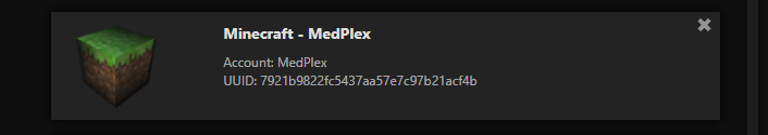 Minecraft-Nitrado Account verknüpft.png