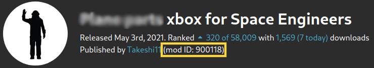 Mods bei Space Engineers (Xbox)