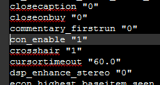 Beispiel: bind "F9" "toggleconsole"