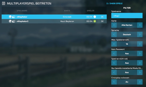 LS22 Serverliste