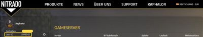 UserID unterhalb des Guthabens