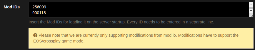 Manually add mods to a Space Engineers Xbox Server