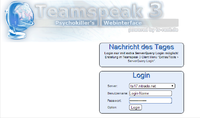 TeamSpeak Webinterface