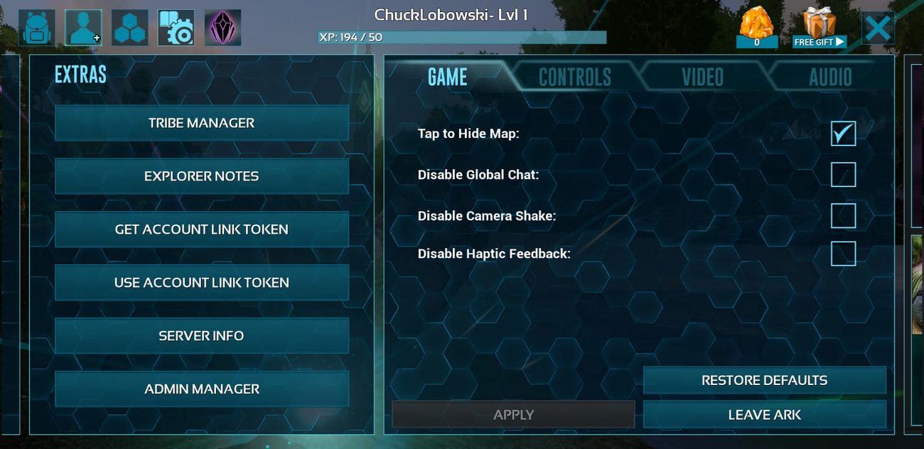 Become admin in ark survival evolved mobile nitrado
