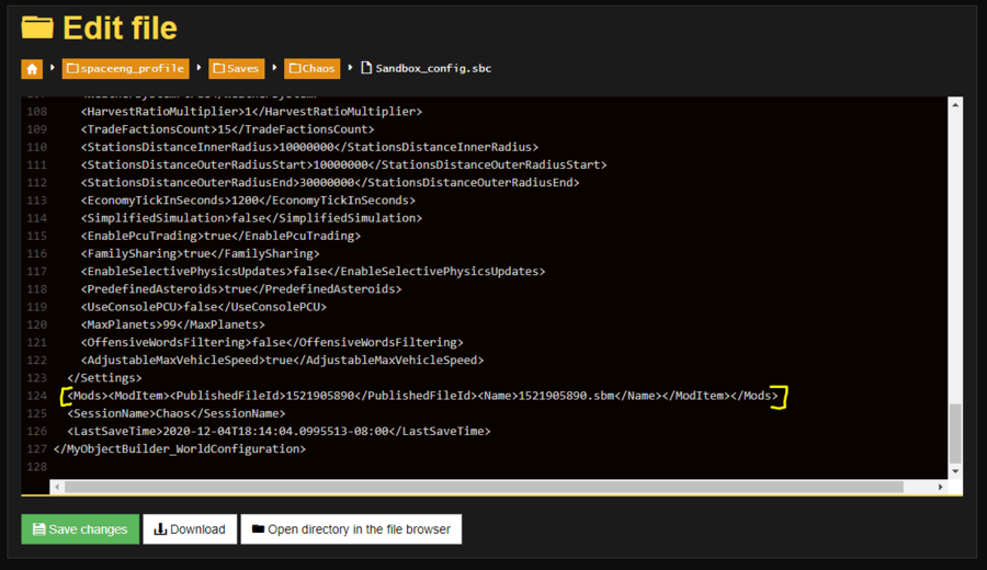 How To Manually Add a Mod to Space Engineers | NITRADO