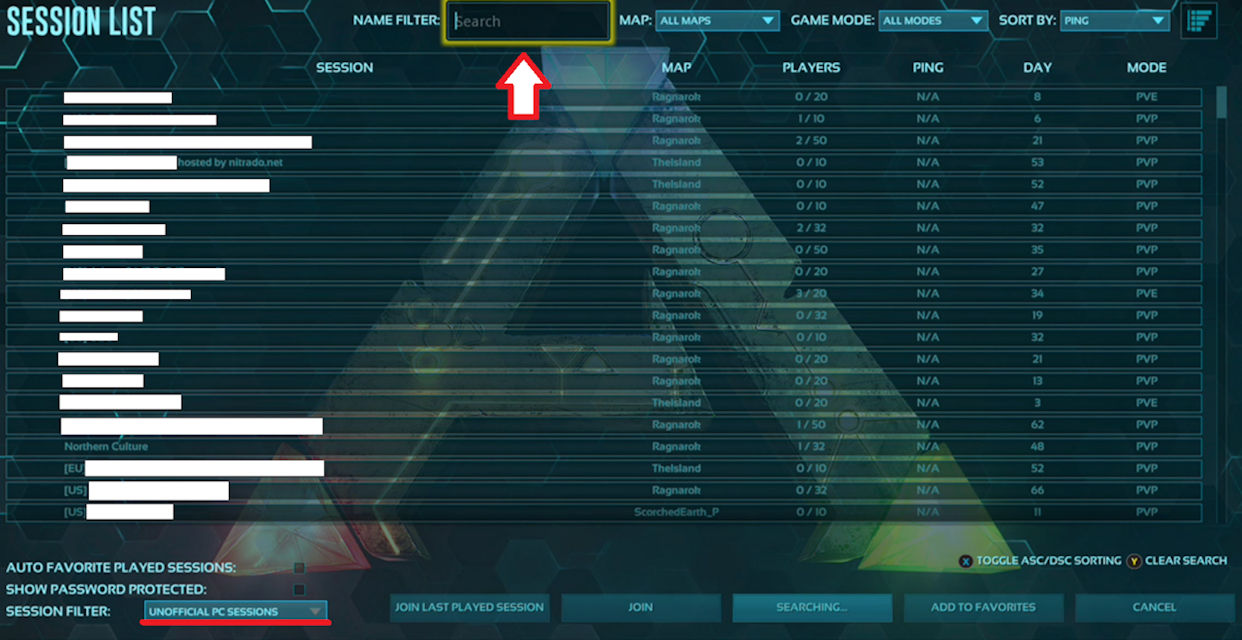 Se connecter au serveur / ARK Survival Evolved Xbox One NITRADO